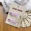 Nuevo Estilo de Verano Pinza para el Cabello de Puntos y Estrella de Cinco Puntas para Bebés, Pasador Fresco y Sencillo para Niñas, Accesorio para el Cabello para la Frente y el Flequillo Lateral