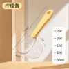 Colher Dosadora para Ração de Gato, Transparente com Marcações de Escala, Colher Dosadora para Ração de Pet para Alimentação, Colher Medidora com Cabo Longo para Ração de Cachorro