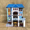 Varanda Villa Grande Estilo Europeu Pequena Villa Pequeno Edifício Estilo Ocidental Suprimentos para Recorte de Papel Grande Villa Pavilhão Torre Edifício