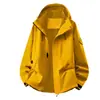 Chaqueta de trabajo impermeable y a prueba de viento para exteriores, unisex, adecuada para primavera y otoño, para senderismo, uso casual, moderna, versátil y elegante