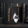 Fantasma escalofriante en columpio Estante de libros de fantasmas de madera Columpio - Un regalo para amantes de los libros