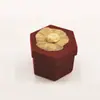 Caixas de Embalagem para Joias de Alto Padrão, Anéis, Formato de Coração, Octogonais, Redondas, Embalagens de Veludo para Joias - Estoque Disponível para Venda por Atacado Transfronteiriça