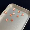 Nuevo modelo transfronterizo: Serie de colores macaron electrochapados Ditu Spider Cut Pro, accesorios para decoración de uñas DIY, aretes y diamantes sueltos redondos