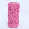 Cuerda de Cáñamo Colorida [Alto Valor Estético] 4.5mm Tejido a Mano Material de Decoración DIY Cuerda para Envolver Mesa de Café Cuerda de Amarre