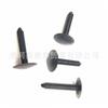 Cubierta de remache universal de cabeza plana para venta al por mayor, fijador para techo, diente plano, incrustado, de presión, hebilla única para coche