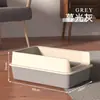 Caixa de areia semi-fechada mais vendida da Amazon com grade, vaso sanitário para gatos extragrande, à prova de respingos e fácil de limpar, venda direta