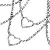 Nuevo Transfronterizo Borla Multicapa Amor Cadena para Pierna Playa Bikini Moda Todo Combinable Cadena para Pierna de Pedrería Cadena para el Cuerpo