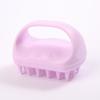 Cepillo de Champú Integrado de Silicona Transfronterizo Peine Masajeador Estilo Japonés Peine de Champú para Baño Cepillo de Champú Limpiador del Cuero Cabelludo Herramienta de Masaje