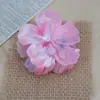Pinza para el pelo de flor de medio nuevo transfronteriza para mujer, simple, color sólido, camelia, para coleta media, accesorios para el cabello de comercio exterior, venta al por mayor