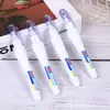 Papelería de líquido corrector para estudiantes, líquido corrector blanco, líquido corrector seguro y de secado rápido, líquido corrector sin rastro