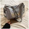 Nova Bolsa de Ombro Grande Capacidade Ins Bolsa de Lona Bolsa Tote Feminina Bolsa de Compras Versátil Bolsa com Estampa de Letras