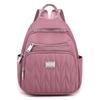 Mochila Casual Estudante Nova de Tecido Oxford Leve Cor Lisa Bolsa para Computador Mochila Feminina de Viagem Grande Capacidade Tendência