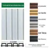Plástico-madeira Painel Grande Muralha Exterior Parede Externa Co-extrusão Côncavo-Convexo Anticorrosivo À Prova de Umidade Grade de Cerca de Quintal Teto Decorativo de Parede Externa