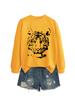 Amazon ebay de moda elegante cuello redondo manga larga cabeza de tigre otoño e invierno nuevo base Joker suéter al por mayor