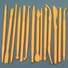 Argila ultraleve argila macia gravada em relevo conjunto de 14 peças crianças feitas à mão DIY argila com textura plástica conjunto de ferramentas