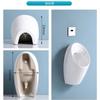 Urinario de cerámica con boquilla de inducción integrada para colgar en el baño, urinario vertical Jinbaisheng 7231