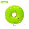 Juguete Nuevo para Perro Látex Voz Donut Color Macarrón Anillo Donut Comida de Simulación Juguete para Mascota