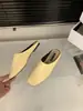 Mules Planas Versáteis de Bico Fechado Estilo Francês para Mulheres, Sapatos Slip-On para o Verão de 2026