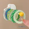 Goma para el Cabello de Espiral de Alambre para Mujer 2026 Nuevo Modelo Anillo para el Cabello con Acabado de Alta Gama, Banda para el Cabello para Cola de Caballo y Moño, No Daña el Cabello, Accesorio para el Cabello