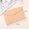 Fornecimento exclusivo transfronteiriço de pequenos envelopes lisos sem impressão em cores de macaron, papel couché duplo fresco e simples, cor lisa, pode ser impresso com logotipo