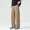 Ropa de Hombre Fengshe / Pantalones Casuales de Verano de Alta Calidad Versátiles de Tencel Pantalones Deportivos Ajuste Holgado Recto Delgado Casual