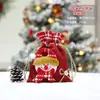 Decoração de Natal Sacola de Presente de Véspera de Natal Sacola de Doces de Natal Sacola de Presente Velhinho Fofo Sacola de Maçã Sacola Tote Infantil