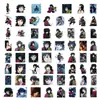 63 peças de adesivos de expressão do Tomioka Gyouyuu, produtos do anime Demon Slayer, materiais para planner, adesivos de decoração para skate e celular