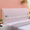 Funda de Cabecero de Tela de Cobertura Total Estilo Nórdico Protector de Cabecero Funda de Cabecero de Madera Funda de Cabecero Acolchada Elástica Suave