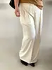 Calças femininas plus size de cintura alta, fluidas, compridas até o chão, perna larga 2026 outono, soltas, casuais, que cobrem o quadril, retas para mulheres plus size