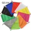 Bolsa con cordón no tejida, portátil, para el hogar, para zapatos, ropa, a prueba de polvo, bolsa de almacenamiento con cordón, prensada en caliente, no tejida.
