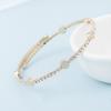 Pulsera de cuentas de cobre con diamantes de imitación europeos y americanos directamente de fábrica, de una sola capa, sencilla, de amor, mariposa, diamantes, una variedad al por mayor