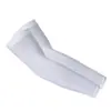 Mangas de proteção solar retas para atividades ao ar livre, em 3D, cor pura, alta elasticidade, tamanhos grandes, para esportes de braço, secagem rápida, proteção anti-UV, ideais para ciclismo.