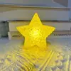 Lámpara de Estrella Pequeña Portátil Mejorada Danza Accesorios Luminosos Pulsera de Mano Estrella de Cinco Puntas Escenario Actuación Coro
