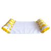 Water Mesh Recliner dobrável inflável encosto listrado Float Row Water Amusement Float Row Mount Source Factory