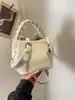 Bolsos para Mujer 2026 Verano Nuevo Estilo Bolso Cubo Tejido a Mano Moderno Bolso de Hombro Sencillo Bolso Cruzado