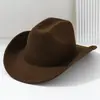 Chapéu de Cowboy Retrô Estilo de Rua Europeu e Americano, Chapéu de Sol para Viagem de Verão, Chapéu Atmosférico Estilo Francês, Tendência Personalizada Estilo Britânico