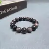 Pulseiras de Obsidiana Atacado para Homens e Mulheres, Correntes de Contas, Colares, Correntes de Torre, Pulseiras de Múltiplos Círculos, Presentes de Jade para Negócios ao Vivo, Suprimentos para Bancas