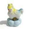 2026 Cavalo do Zodíaco Cerâmica Jingdezhen Cavalo Fofo Ornamento Giratório de Mesa Mascote do Ano do Cavalo Presente de Ano Novo