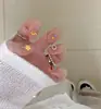 Borboleta de Cristal de Gelo Olho de Gato Nail Art Unhas Usáveis High-End Blush Suave Noiva Iluminador Desejo Puro Estilo Estudante Ins