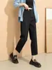 Pantalones Harem Cortos de Pierna Recta Casuales Sueltos de Cintura Alta con Caída de Modal para Mujer Nueva Colección Primavera Xingge