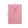 Caderno Estilo Fivela Cabeça de Veado A5 com Logo Personalizado, Caderno de Capa Dura para Negócios, Livro de Registro de Reuniões de Escritório Feito Sob Medida
