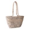 Bolso de paja para mujer, bolso de playa tipo cubo de verano 2023, bolso grande portátil de moda, bolso bandolera de hombro, bolso pequeño estilo Mori de moda.