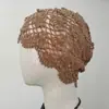 Gorro de Encaje Tejido a Mano Transpirable Estilo Étnico de Moda Estilo Occidental para Viajes Sombrero Frío Sombrero Apilable