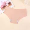 Ropa interior sin costuras de talla grande transfronteriza para mujer, seda de hielo, nueva versión de Amazon europea y americana, nailon, yoga, comercio exterior, calzones para mujer