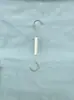 Gancho para Exhibición de Tienda de Ropa, Gancho en S, Perchero para Ropa, Tablero Colgante de Madera de Haya, Pinza para Ropa y Sombrero, Pinza Individual, Anillo Redondo de Madera Maciza