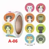 Conjunto de Adesivos Kawaii Fofos de Vinil à Prova d'Água Adesivos de Animais de Desenho Tóxico Imagem Recompensa Infantil Personalizável