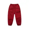 Roupas Modernas Infantis para Street Dance Hip-Hop Hiphop Uniforme de Baseball Cor Vinho Terno Roupas de Performance Bboy para Meninos e Meninas