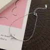 S999 Pulsera de Pie de Plata Estilo Coreano Moda Avión Pequeño Pulsera para Mujer Versátil Diseño de Nicho Pulsera de Instagram Lujo Ligero Pulsera Elegante