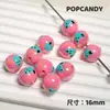 Cuentas Pintadas a Mano, Lindas Cuentas de Cadena para Celular DIY Chapadas Multicolor, Mapache de Dibujos Animados con Goteo de Aceite, Corazón, Cachorro, Cuentas de Flor