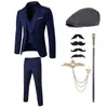 Disfraz Gatsby para Hombre de Amazon Traje Retro Británico Cosplay de Halloween con Accesorios